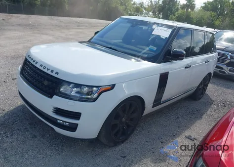 2017 Land Rover Range Rover 3.0L V6 Supercharged Hse z USA, uszkodzony, nr VIN SALGS2FV0HA376137